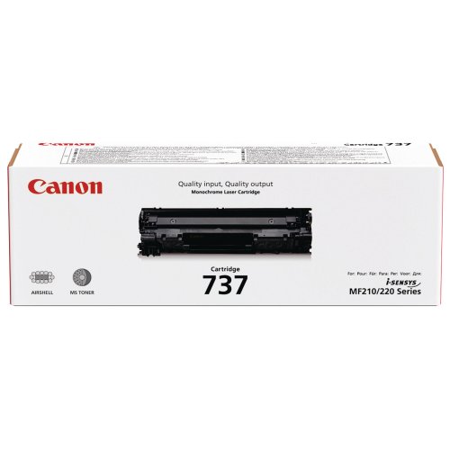 Laserkasetti Canon crg 737 musta