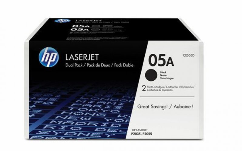 Laserkasetti HP 05A CE505D musta värikasetti