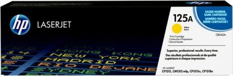 Laserkasetti HP 125A CB542A keltainen värikasetti