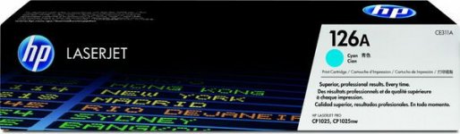 Laserkasetti HP 126A CE311A cyan värikasetti
