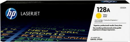 Laserkasetti HP 128A CE322A keltainen värikasetti