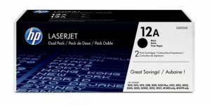 Laserkasetti HP 12A Q2612AD musta värikasetti