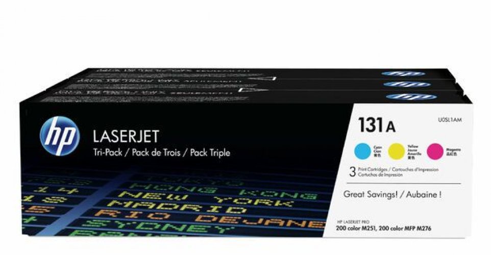 Laserkasetti HP 131A U0SL1AM 3-väri värikasetti