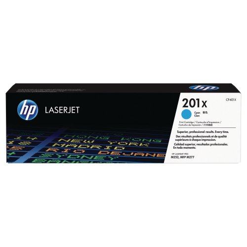Laserkasetti HP 201X CF401X cyan