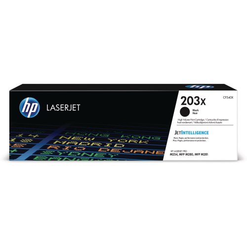Laserkasetti HP 203X CF540X musta