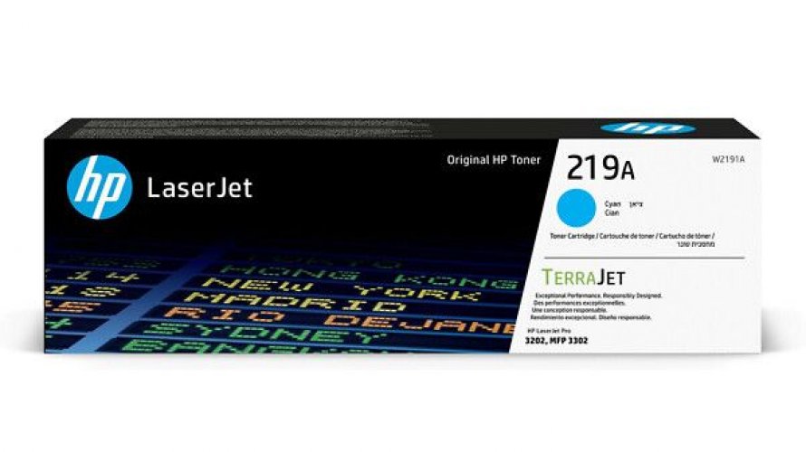 Laserkasetti HP 219A W2191A cyan värikasetti