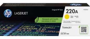 Laserkasetti HP 220A W2202A keltainen värikasetti