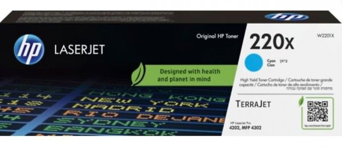 Laserkasetti HP 220X W2201X cyan värikasetti