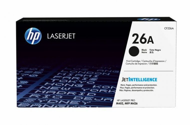 Laserkasetti HP 26A CF226A musta värikasetti
