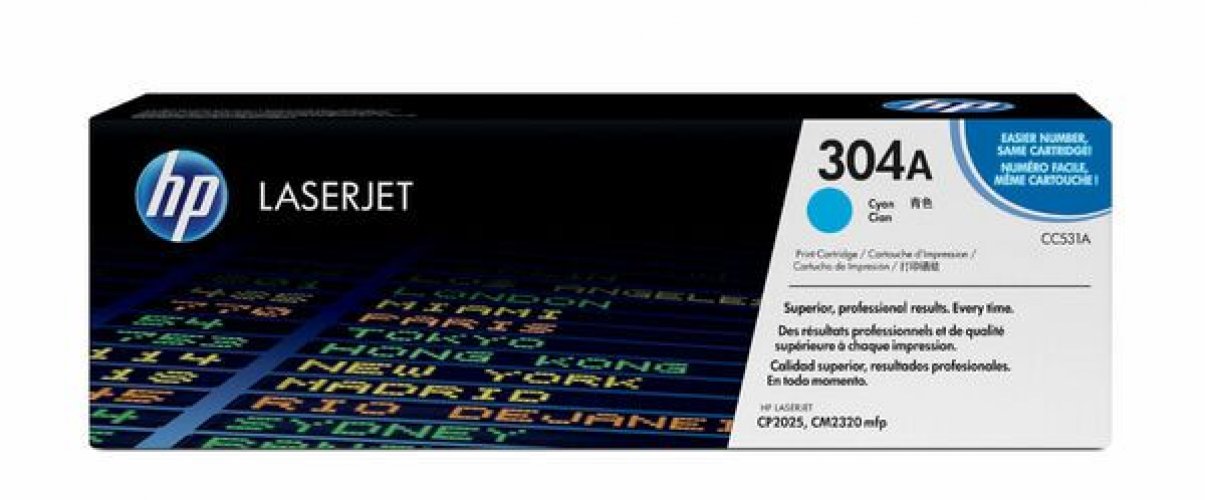Laserkasetti HP 304A CC531A cyan värikasetti