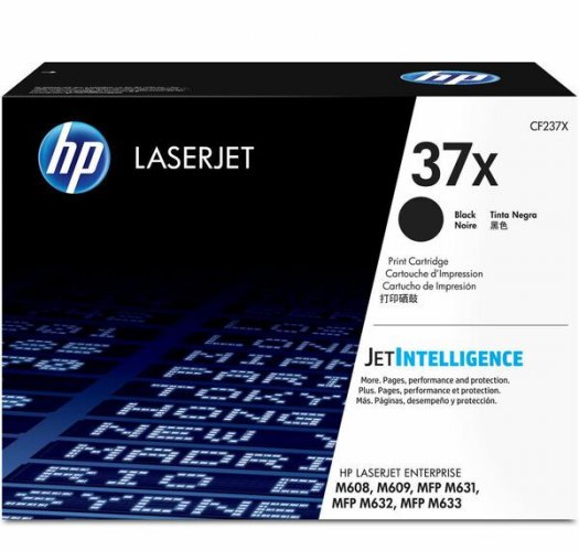 Laserkasetti HP 37X CF237X musta värikasetti