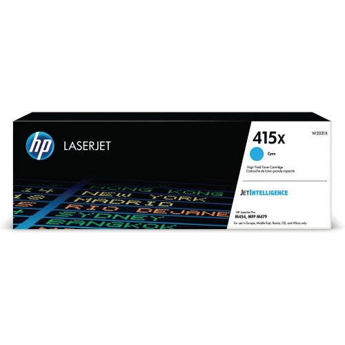 Laserkasetti HP 415X W2031X syaani