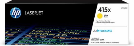 Laserkasetti HP 415X W2032X keltainen värikasetti
