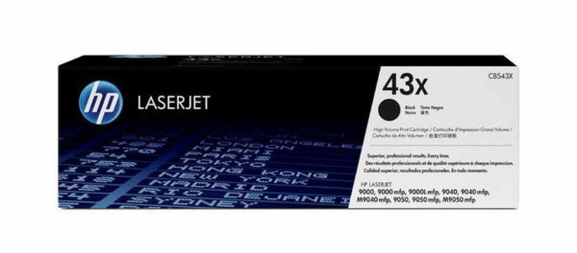 Laserkasetti HP 43X C8543X musta värikasetti