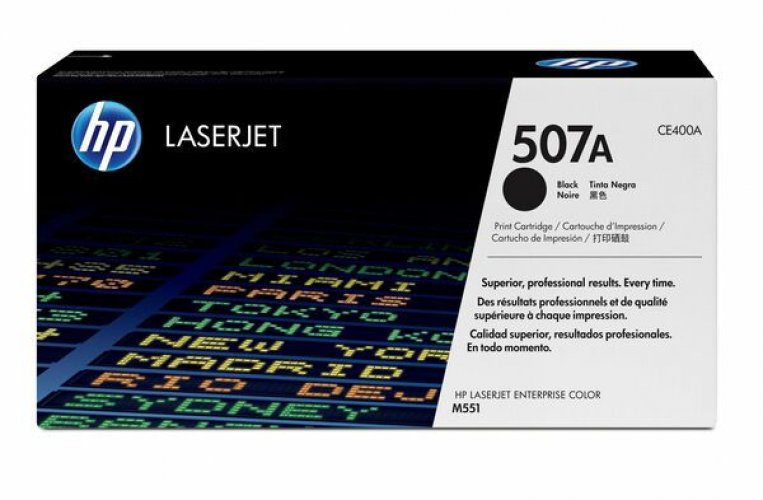 Laserkasetti HP 507A CE400A musta värikasetti