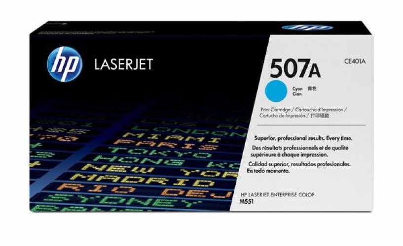 Laserkasetti HP 507A CE401A cyan värikasetti