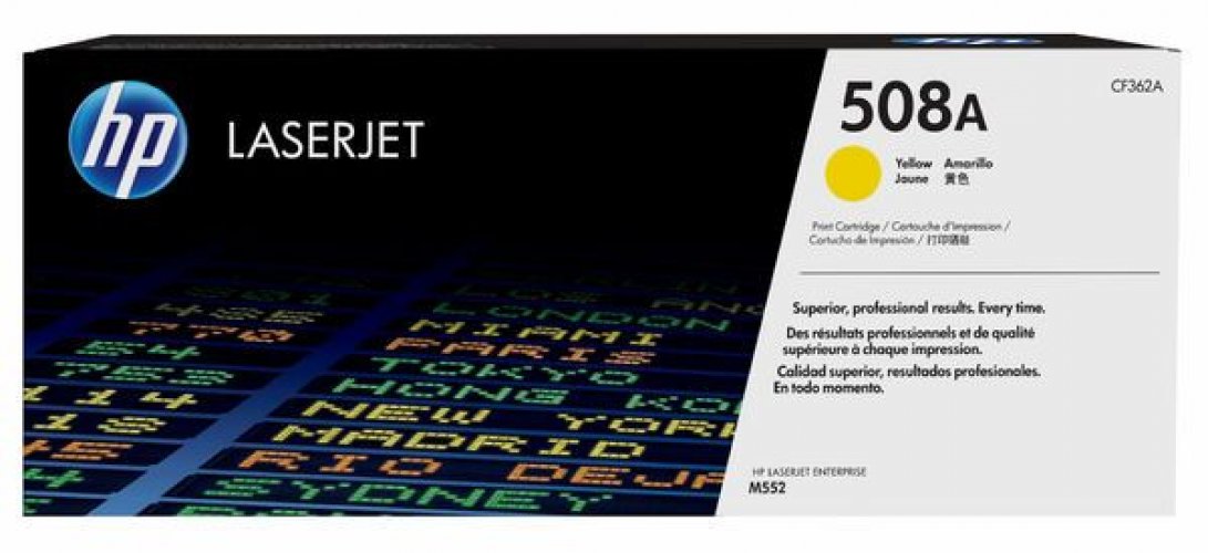 Laserkasetti HP 508A CF362A keltainen värikasetti