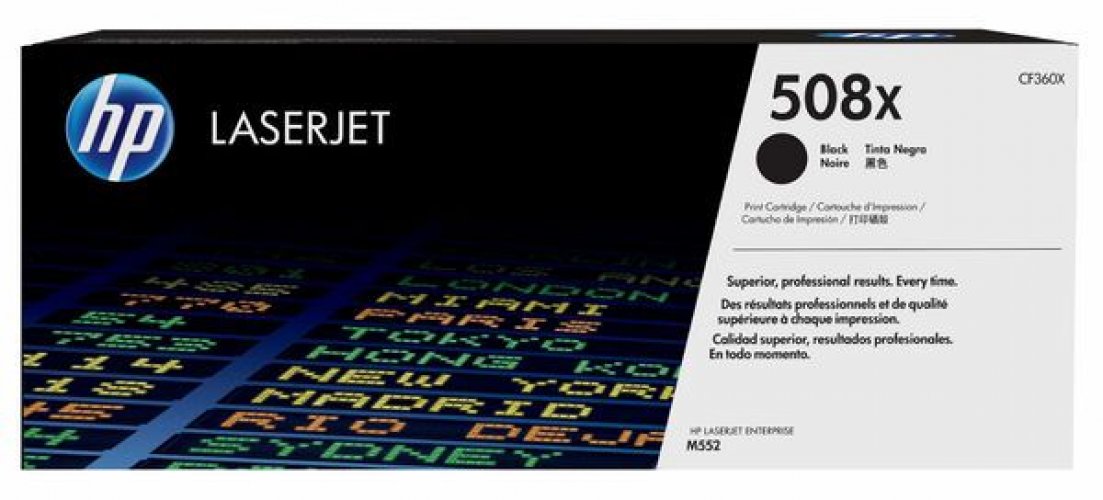 Laserkasetti HP 508X CF360X musta värikasetti