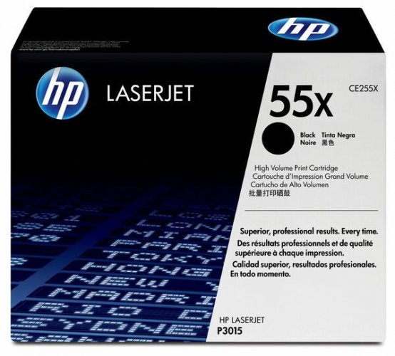 Laserkasetti HP 55X CE255X musta värikasetti