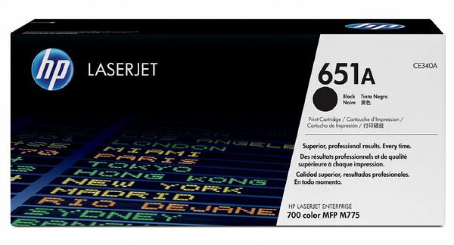 Laserkasetti HP 651A CE340A musta värikasetti