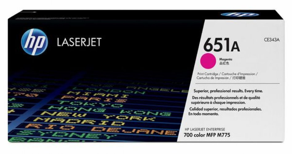 Laserkasetti HP 651A CE343A magenta värikasetti