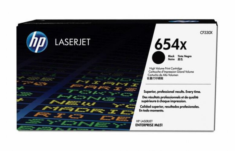 Laserkasetti HP 654X CF330X musta värikasetti