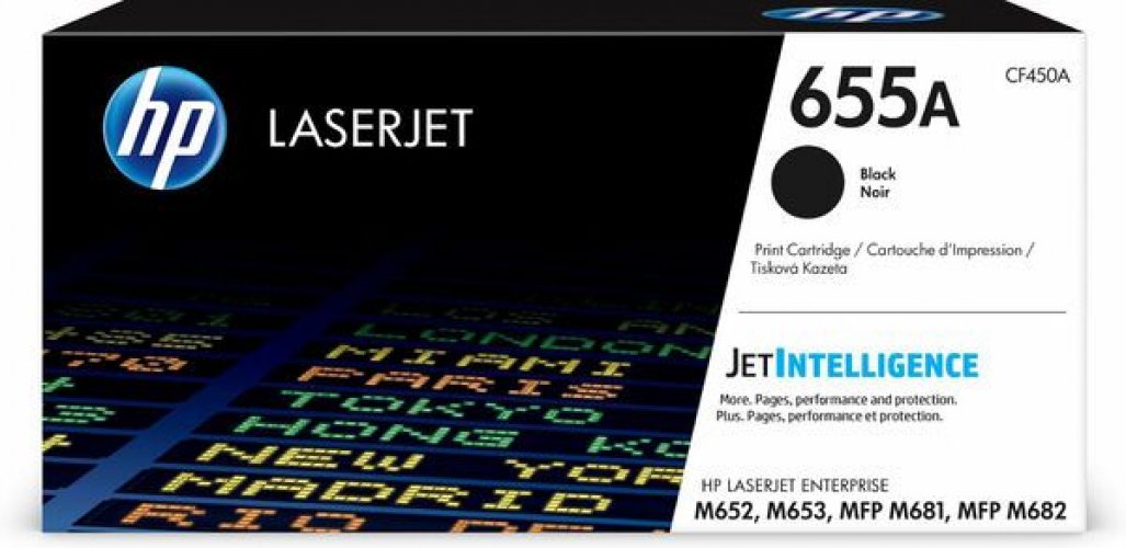 Laserkasetti HP 655A CF450A musta värikasetti
