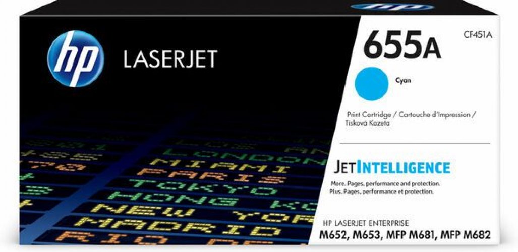 Laserkasetti HP 655A CF451A cyan värikasetti