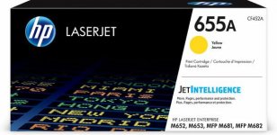 Laserkasetti HP 655A CF452A keltainen värikasetti