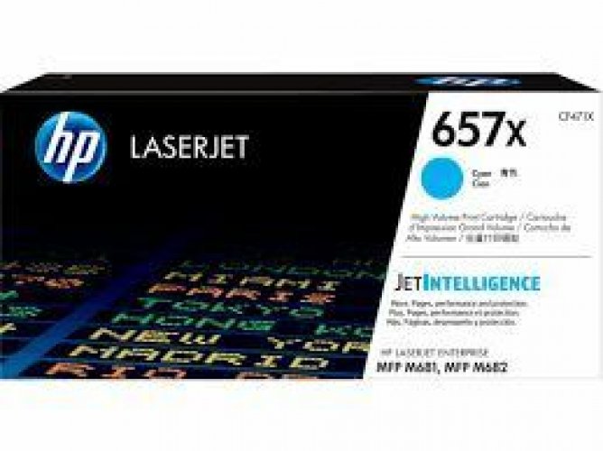 Laserkasetti HP 657X CF471X cyan värikasetti