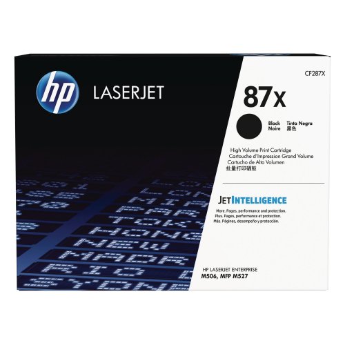 Laserkasetti HP 87X CF287X musta
