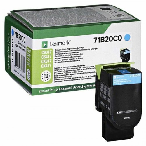 Laserkasetti  Lexmark 71B20C0 cyan värikasetti