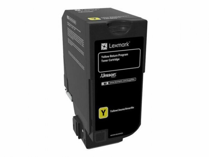 Laserkasetti Lexmark 74C20Y0 keltainen värikasetti