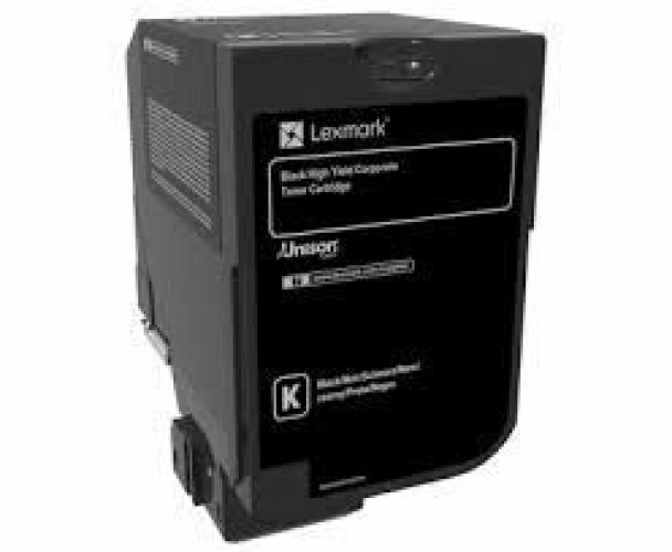 Laserkasetti Lexmark 74C2HKE musta värikasetti