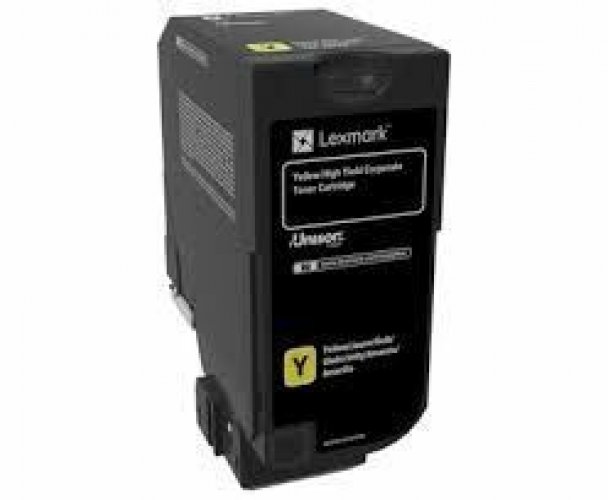 Laserkasetti Lexmark 74C2HYE keltainen värikasetti