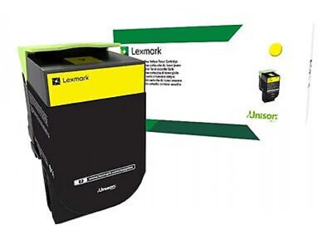 Laserkasetti Lexmark 802XY 80C2XY0 keltainen värikasetti