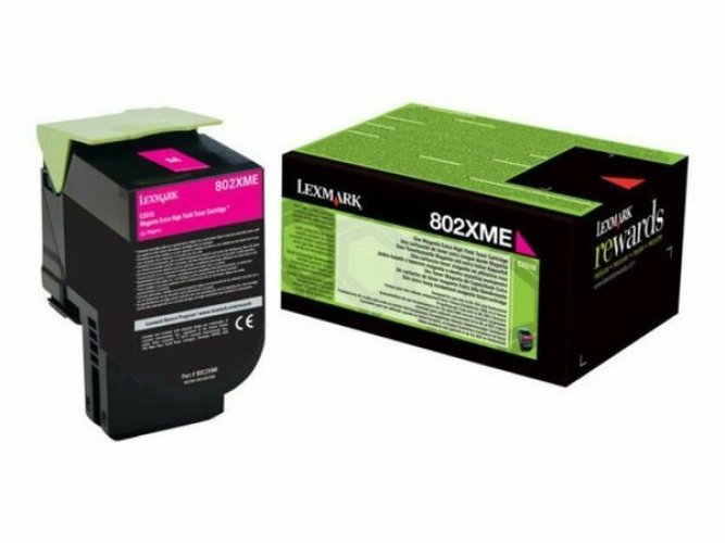 Laserkasetti Lexmark 80C2XME magenta värikasetti
