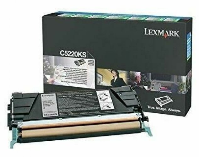 Laserkasetti Lexmark C5220KS musta värikasetti