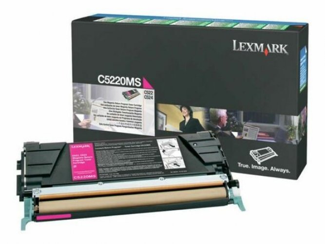 Laserkasetti Lexmark C5220MS magenta värikasetti