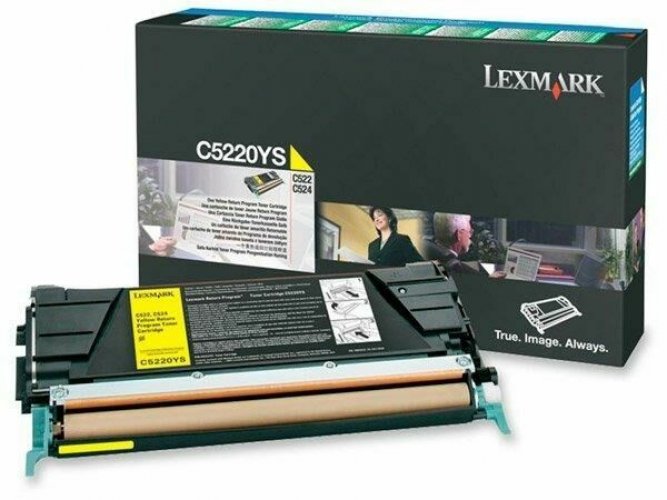 Laserkasetti Lexmark C5220YS keltainen värikasetti