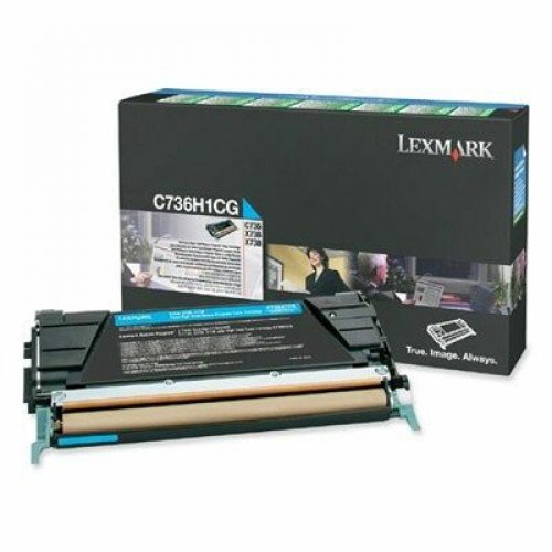 Laserkasetti Lexmark C736H1CG cyan värikasetti