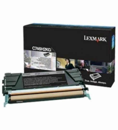 Laserkasetti Lexmark C746H3KG musta värikasetti