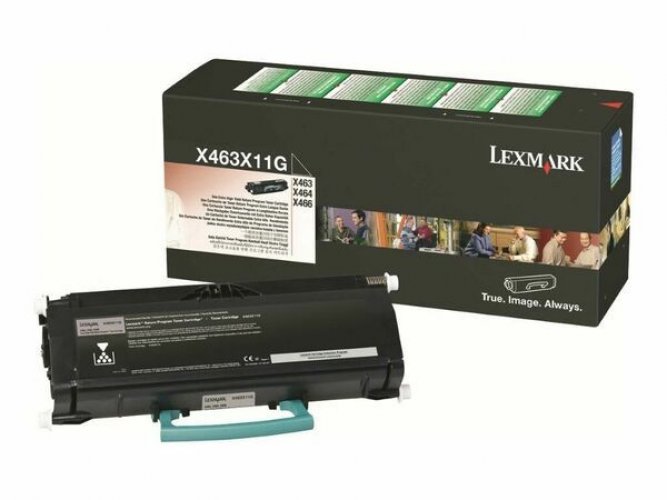 Laserkasetti Lexmark X463X11G musta värikasetti