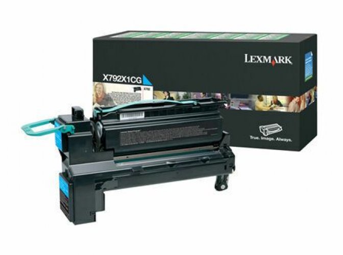 Laserkasetti Lexmark X792X1CG cyan värikasetti