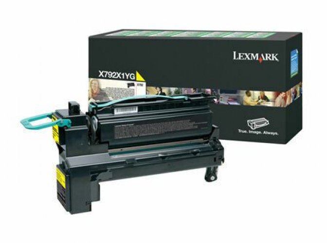 Laserkasetti Lexmark X792X1YG keltainen värikasetti