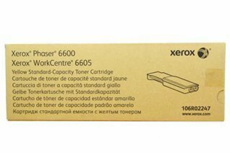 Laserkasetti Xerox 106R02247 keltainen värikasetti