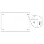 Lasitaulu Forpus 120x90mm magneettinen