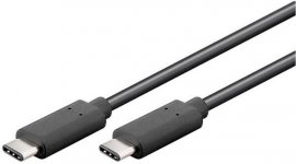 Latauskaapeli MicroConnect USB3.1C-USBC M-M 1m musta