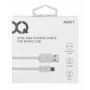 Latauskaapeli XQISIT 180cm MicroUSB/ USB A valkoinen