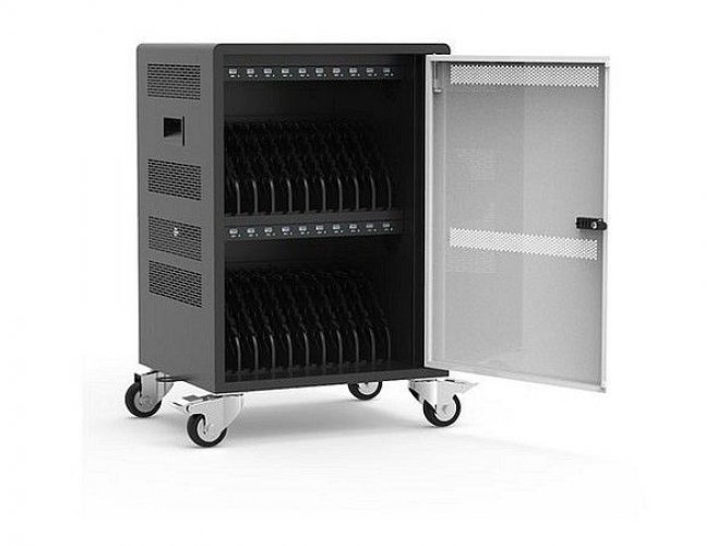 Latausvaunu Naotic 20 laitteelle USB-C / USB-A PD 45W lukittava